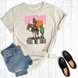 Western Cowboy Take Me Away Graphic Tee