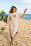 Blessed Is the Nation  Mineral Washed Graphic Dress