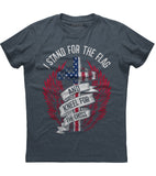 I Stand For The Flag T-Shirt Front Print (O)