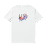 Hawaiian Tee Shirt Short Sleeve 100% Cotton Blue Aloha Starlight Beauty T-Shirt