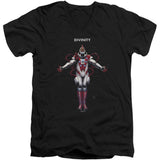 Divinity Space Adult V-Neck Slim Fit T-shirt