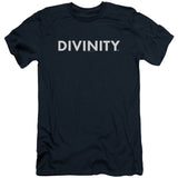 Divinity Logo Premium Canvas Brand Slim Fit T-shirt Style001