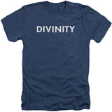 Divinity Logo Adult Heather 40% Poly T-shirt Style001