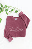 God Is Within Her Mineral Graphic Sweatshirt