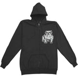 Classic Zippered Hooded Sweatshirt