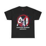 Support Human Artists Unisex Heavy Cotton Tee