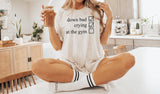 Down Bad Shirt - Crying At the Gym Pump Cover T-Shirt