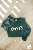Ope Puff Print Mineral Washed Long Sleeve Graphic