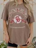 Ou Sooners Heritage Baseball Brown Comfort Colors Tee Unisex T-shirt, Sweatshirt, Hoodie, Long Sleeve Tee