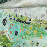 Men's Hawaiian Shirt The Coral Reef By Katherine Quinn Cotton Button-down Long Sleeve Aloha Shirt