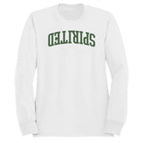 Spirited Slogan Retro Arched Text Men's Sweatshirt