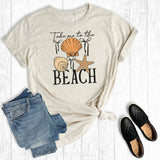 Retro Summer Take Me To the Beach Graphic Tee