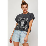 Land of Legends Vintage Graphic Crop Top