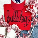 Bulldogs Black Puff Red Everyday Tee Unisex T-shirt, Sweatshirt, Hoodie, Long Sleeve Tee