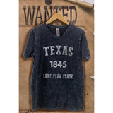 Texas Mineral Wash Vintage Graphic  Tee