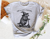 Off To Cause A Kerfuffle Groundhog Wizard Ringer T-Shirt Unisex T-shirt, Sweatshirt, Hoodie, Long Sleeve Tee