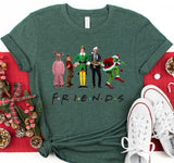 Christmas Friends Movie Watching Shirt For Kids & Family Unisex T-shirt, Sweatshirt, Hoodie, Long Sleeve Tee