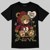 Dunk Dark Team Red/Burgundy Crush DopeSkill T-Shirt Broken Bear Graphic