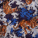 Hawaiian Shirt For Men King of the Jungle Shirt Camp Collar 100% Cotton