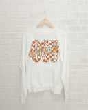 Osu Cowboys Twisted Check White Thrifted Sweatshirt
