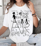Doodle Art Band Members Graphic Tee