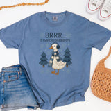Faux Embroidery Brrr… I Have Goosebumps Tee