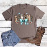 Western Fall Coquette Granny Graphic Tee