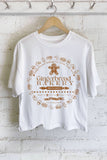 Gingerbread Bakery Graphic Long Crop Top