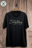 Do Everything in Love Graphic Top