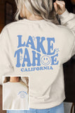 Lake Tahoe Smile California F & B Graphic Terry Sweatshirts