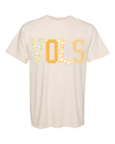 Tennessee Vols Quilted Puff Ink Ivory Comfort Colors Tee Unisex T-shirt, Sweatshirt, Hoodie, Long Sleeve Tee