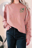Luck Horseshoe Clover Graphic Terry Sweatshirts