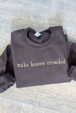 Make Heaven Crowded Embroidered Sweater