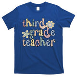 3Rd Grade Teacher Third Grade Teacher Groovy Gift T-Shirt