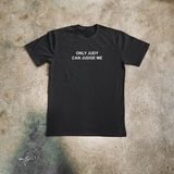 'ONLY JUDY CAN JUDGE ME' BLACK T-SHIRT