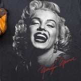 VINTAGE 1980s MARILYN MONROE HEAVYWEIGHT BLACK T-SHIRT