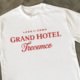 'GRAND HOTEL TREMEZZO' HEAVYWEIGHT WHITE T-SHIRT
