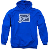Distressed Emblem Adult 25% Poly Hooded Sweatshirt