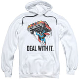 Deal With It Adult 25% Poly Hooded Sweatshirt