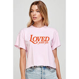 Loved Graphic Crop Top