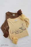 Mama Goose Mineral Washed Long Sleeve Graphic