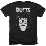 Butt Friend Adult Heather 40% Poly T-shirt