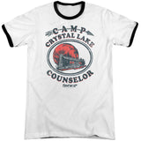 Camp Counselor Adult Ringer T-shirt