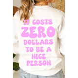 It Cost Zero Vintage Graphic Sweatshirts
