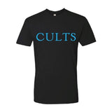 Blue Text Slim Fit T-shirt