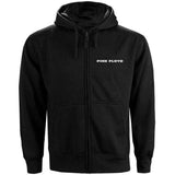 Circle Logo (Back Print) Zippered Hooded Sweatshirt
