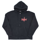 9 Point Star (Back Print) Zippered Hooded Sweatshirt