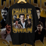 Vintage 90's Team Charlie Swan Unisex Bootleg Fan Tee