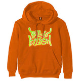 Airbrush Flames Blohsh (Back Print) Hooded Sweatshirt Style001