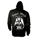 Baphomet (Black) Zippered Hooded Sweatshirt